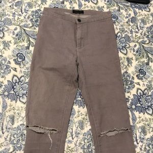 Juniors High Waisted Jeggings Sz 5